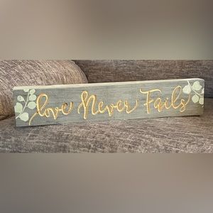 Wood carved signs